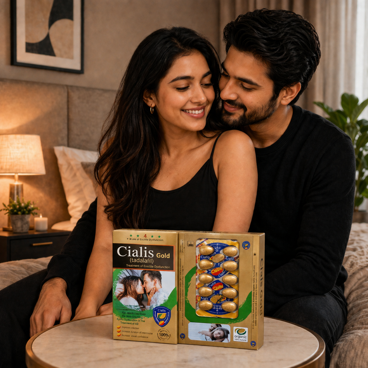 Cialis Gold Tablets (Tadalafil) – Long-Lasting Performance Support for Men (Pack)