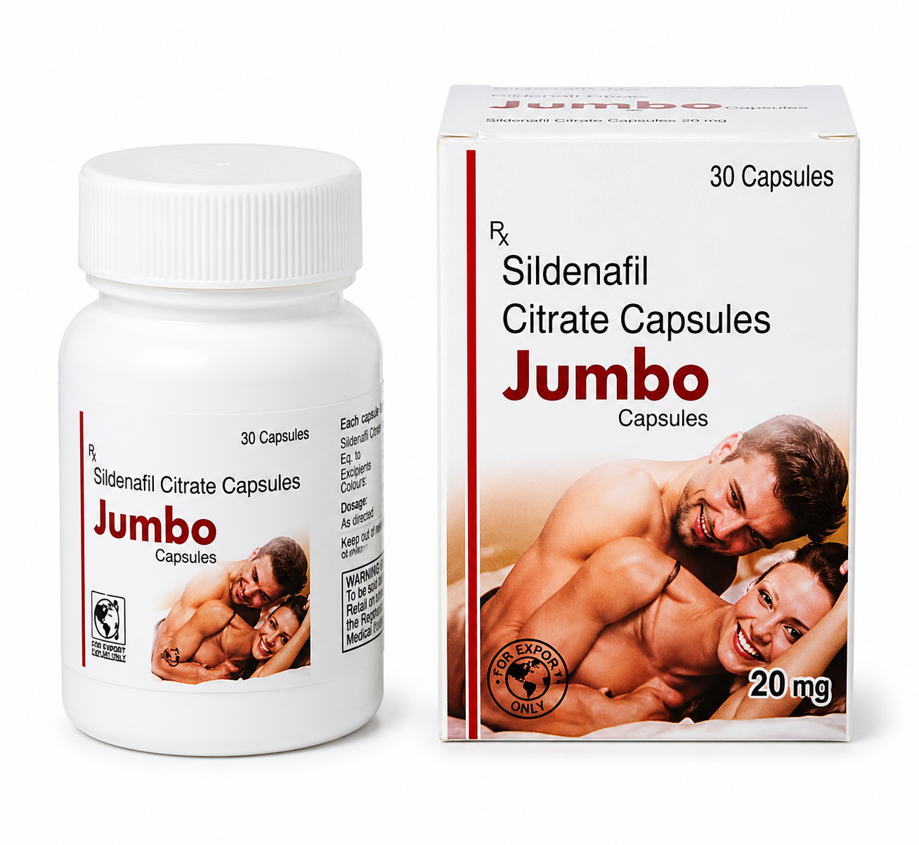 Jumbo Sildenafil Citrate Capsules (150 mg)