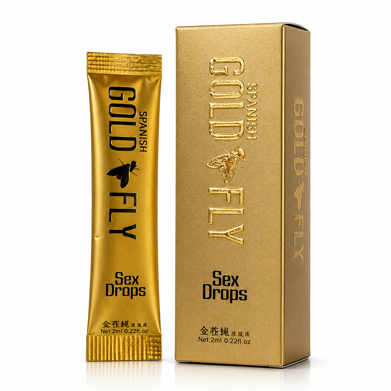 Spanish Gold Fly Sex Drops – Instant Desire Enhancer (2ml Sachet)